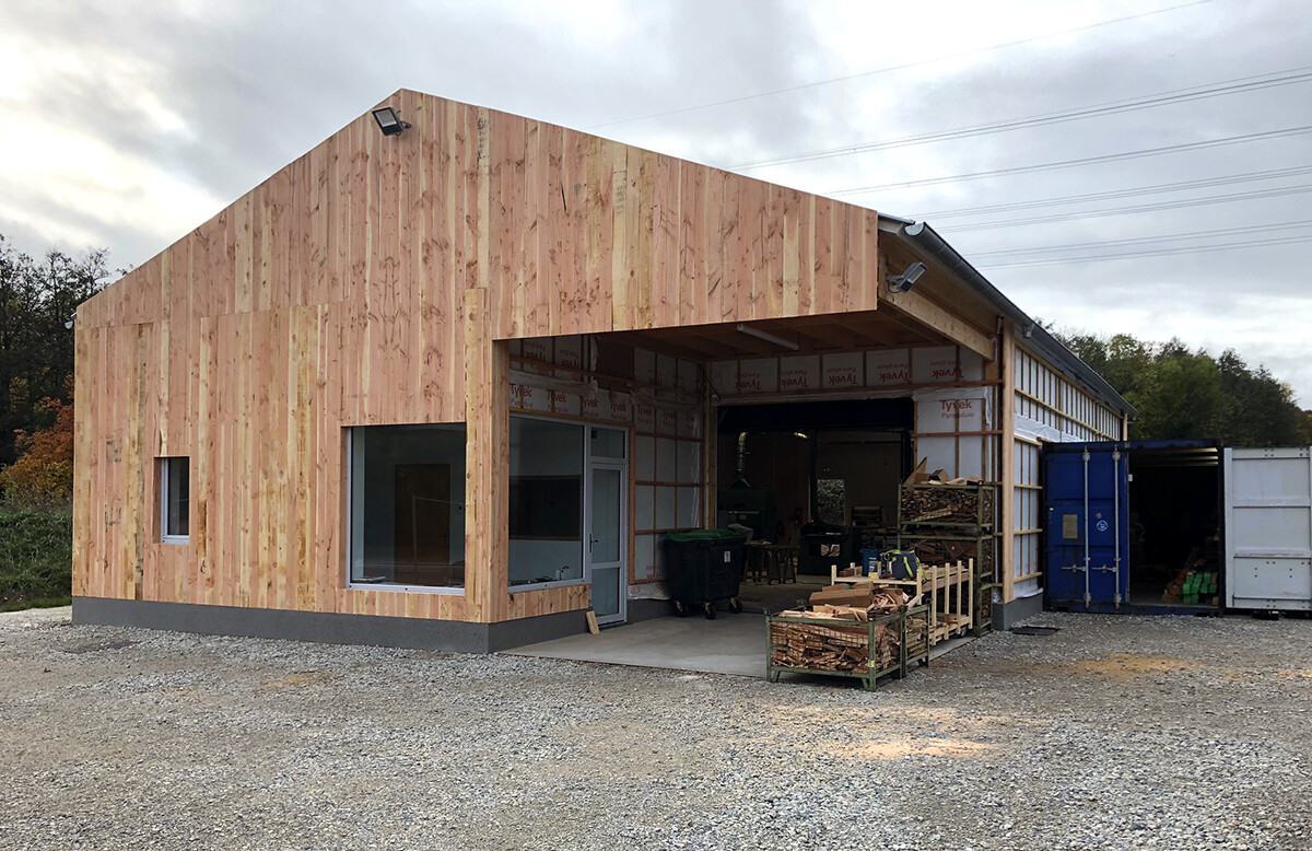 Le nouvel atelier de la menuiserie Caillot